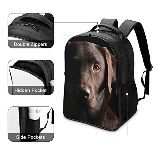 Sac à dos étudiant Labrador 3D confortable contre le mal de dos