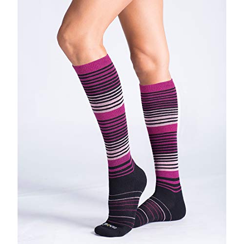 Image of ja vie Graduated Compression Socks (15-20mmHg) Cotton Sport Sock for Men & Women