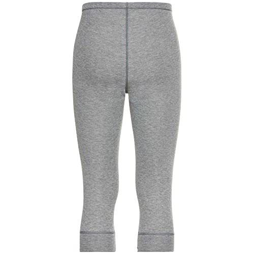 Odlo Men Functional underwear 3/4 pants ACTIVE WARM ECO, odlo steel grey melange, M - Image 2