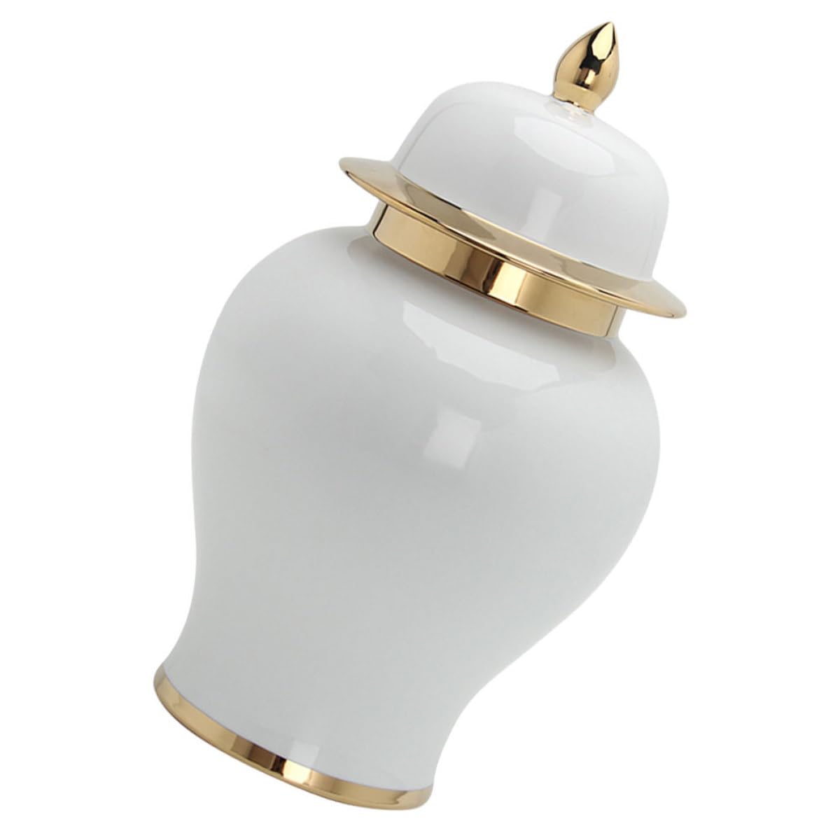 Vase en céramique blanc stable et léger pour sublimer vos bouquets secs