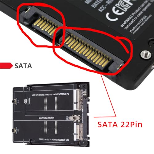Adaptador SATA 2.5" para SSD Mac Air Pro Retina 2010-2012 miniatura 5