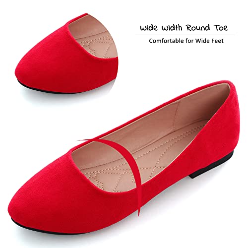 Image of SAILING LU Casual Shoes for Women Dressy Ballet Flats | Comfort Fit, Work Shoes,Casual for Women, Slip-Ons Loafers