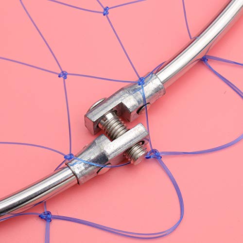 Clispeed 1 rede de pesca de aço inoxidável resistente a rasgos, rede de salvagem, acessórios de pesc