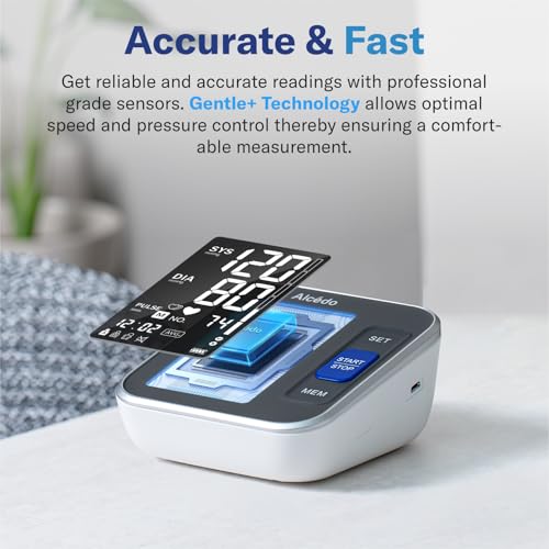 Image of Alcedo Blood Pressure Monitor Upper Arm, Automatic Digital BP Machine