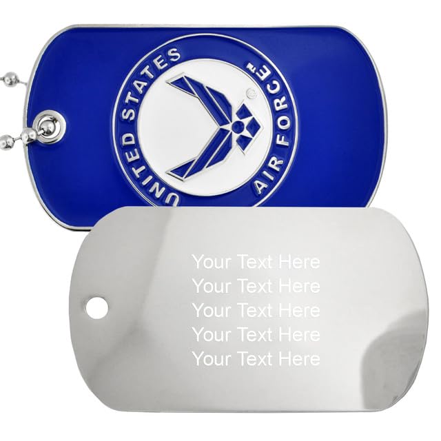 PinMart's Officially Licensed Engravable U.S Air Force Dog Tag