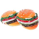 Burger: die dekore lassen sich leicht entfernen, hinterlassen und beschädigen den kühlschrank nicht. magnete als kühlschrankdekor