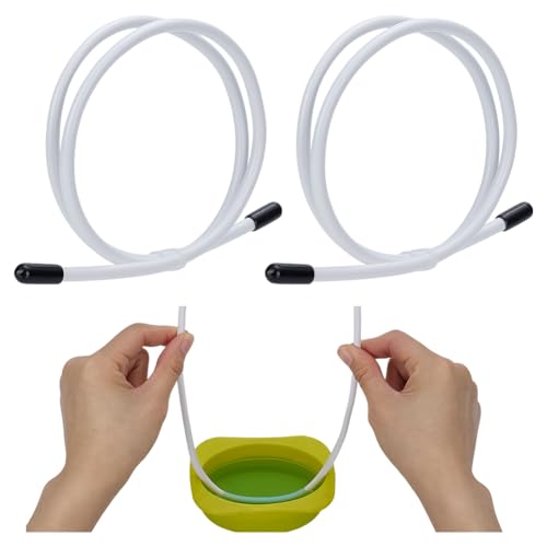 FINGERINSPIRE 2Pcs Flexible Soap Swirl Tools, White Bendable Soap Making Supplies Cold Process Adjustable Hanger Swirl Accessories for Both Wooden and Silicone Molds Fit Molds Up to 18