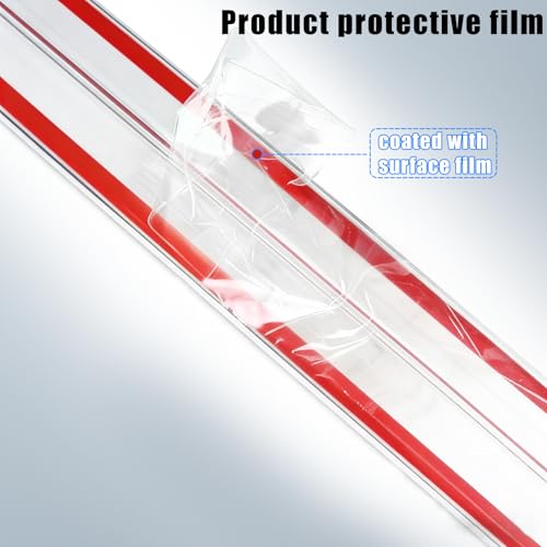 Image of Self-Adhesive Clear Wall Corner Protector - 4Pack, 16 x 1.18 in