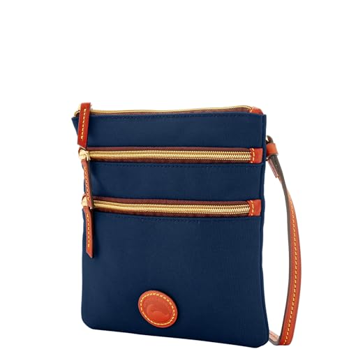 Dooney & Bourke Women's North South Triple Zip Crossbody in Lightweight Nylon, Handbag with Adjustable Shoulder Strap2