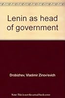 Lenin as head of government B0006C6G1E Book Cover