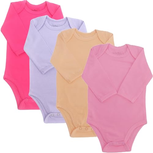 Image of 123 Bear Baby Cotton Spandex Long-Sleeve bodysuits unisex boy girl