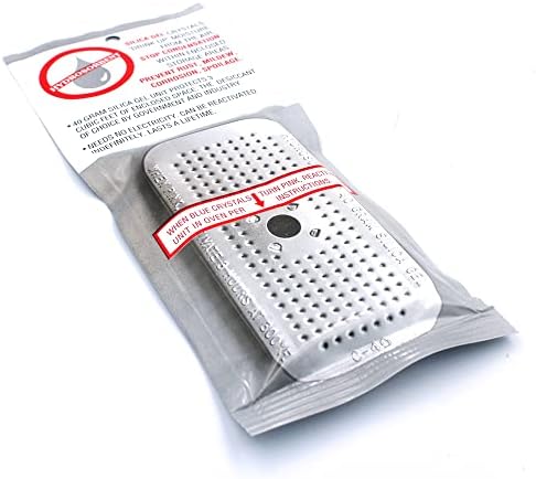 HYDROSORBENT® Silica Gel Moisture Absorber Mini Canister for Cameras 40 Grams (2 Pack).Telescopes Safes. Reusable Desiccant Dehumidifier. Made in USA Desiccant…