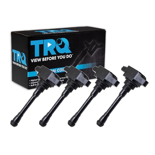 TRQ Ignition Coil Set 4 Piece Compatible with 18-23 Nissan Altima 18-21 Kicks 21 Rogue 20-21 Versa by TRQ - Used condition - US$40.30