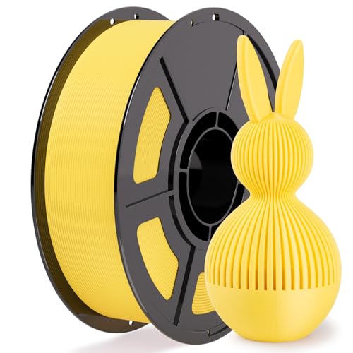 Image of 3D Printer PLA Filament Yellow 30-300mm /s for Bambu Lab AMS,AMS Lite | High toughness is suitable for functional parts;prevents nozzle clogging and air bubbles1.75mm is suitable for Bambu printers