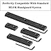 HEKAGURA Mloc Picatinny Rails Set, 3 5 7 13 Slot Aluminum Mlock Picatinny Rail Section Accessory with 9 T-Nuts & Screws, 3 Allen Wrench