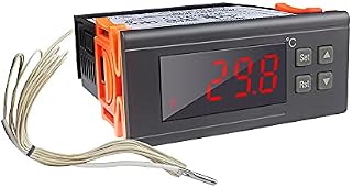 KETOTEK Temperature Controller -30~300 30A KT8230 Sensor Probe 220V, LED Digital Heating Cooling Temperature Regulator Thermostat Refrigerator Incubator Relay Output