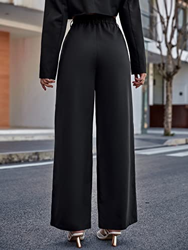 Image of Aahwan Solid Offwhite High Waist Wide Leg Pants for Women's & Girls'