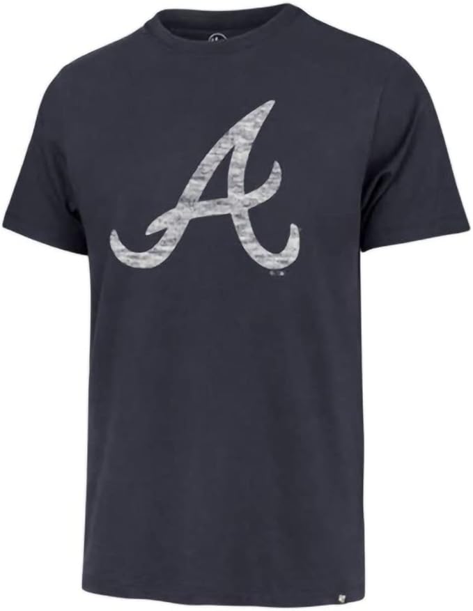 MLB Men's Distressed Imprint Match Team Color Primary Logo Word Mark T-Shirt