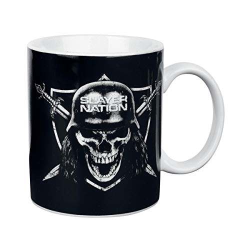 Slayer Tasse à café Nation en porcelaine, noire, 8 cm