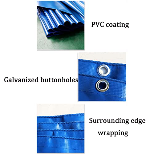 Piscine d'eau pliable en toile imperméable haute résistance avec œillets robustes - 7