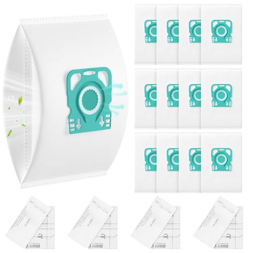 HyClean Air TU�|���@�o�b�O12�p�b�N Miele Guard L1�����S1�|���@�ɑΉ� AirClean�r�C�t�B���^�[4�ƃ��[�^�[�ی�t�B���^�[4�t��