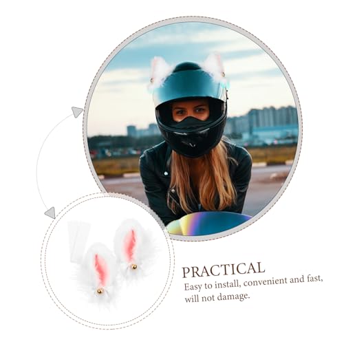 Orejas de peluche para casco personaliza tu estilo de moto 7