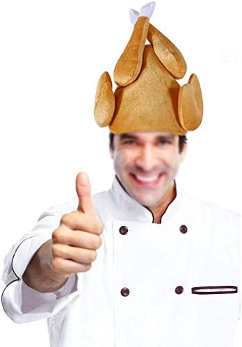 GOLDGE Christmas Turkey Hat Funny Party Hat for Thanksgiving Christmas