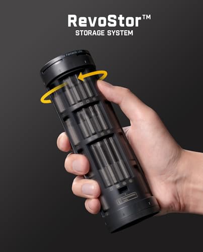 Fanttik E2 Ultra Mini Electric Screwdriver, Cordless Screwdriver, Max 0.6N.m, 50 Magnetic Bits, 5/32'' Hex, Magnetic Storage, Repair Tool for Electronics, Camera, Laptop, and PC Build (Red) thumbnail 5