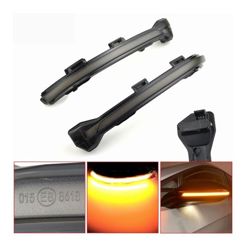 Intermitentes dinámicos para Golf MK7 luz LED de espejo retrovisor 5