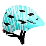 [Nachtsicherheitslicht] Am hinteren Teil des Helms befindet sich ein rotes Sicherheitslicht ((Angetrieben von 1 CR2032 Lithium-Knopf-Batterie). Das Licht hat 3 Modi (statisch, Atmung, Blinken). Dieses Licht ist sowohl für Nachtsicht als auch für Coolness ausgelegt.