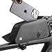 Rhinowalk自転車バッグ バイクトップチューブバッグ バイクフレームバッグ 防水 安定 自転車フレームバッグ ロードバイク 膝に当たらないデザイン スマホケース 収納バッグ 山道バイクブラック-ブラック
