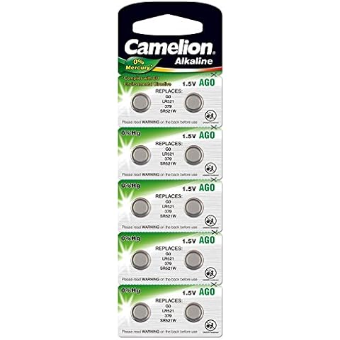 10 x AG0 379 Alkaline Coin Cell Button 1.5v Battery Cover