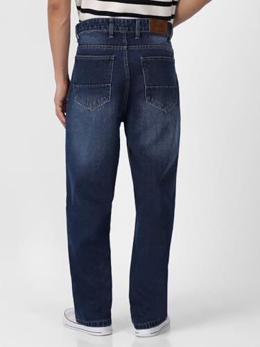 Image of Urbano Fashion Men Mid Rise Loose Jeans