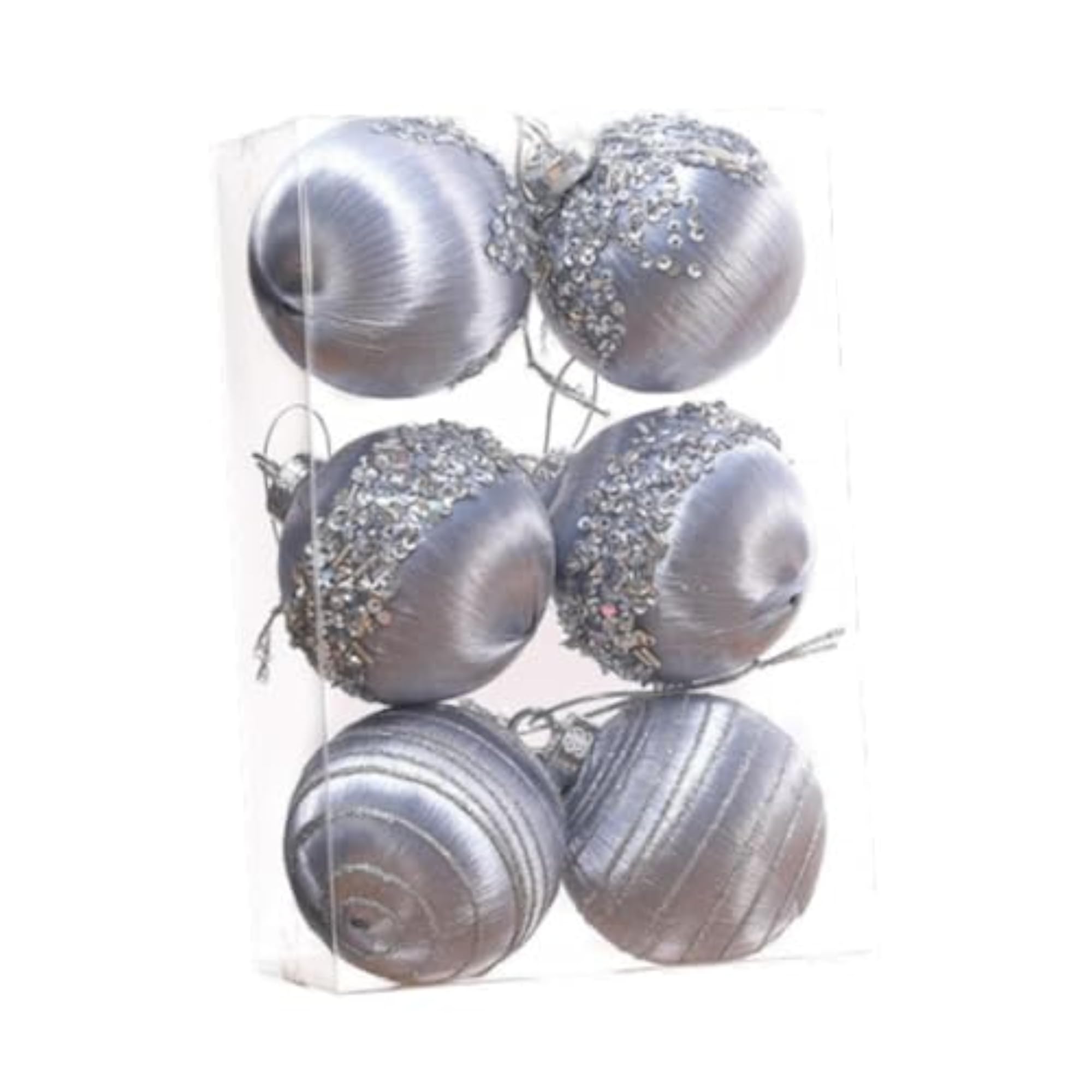 6X Christmas Ball Ornaments for Tree Decorations