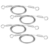 Kit de fil de suspension pour miroir - bonne finition, solide et utile, pas facile à déformer ou à endommager, vous pouvez utiliser ce fil de cadre photo pour accrocher, rassurez-vous, kit de suspension de tableau robuste