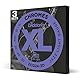 D’Addario Gitarrensaiten – XL Chromes E-Gitarrensaiten – flach gewickelt – poliert für ultraglattes Gefühl und warmen, sanften Klang – ECG24-3D – Jazz Light, 11-50, 3er-Pack