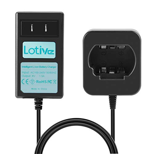 Lotive Lithium Battery Charger Compatible with Dewalt 8V DCB080 DCF680N1 DCL023 DW4390 DCF680N2 DCF680G2 DCB095 DCF680 DCF682 Battery(NOT for NI-MH/NI-CD Battery)