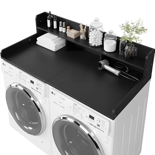 洗衣机/烘干机带架子台面