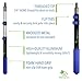 EVERSPROUT 1.5-to-3 Foot Telescopic Extension Pole | Lightweight Sturdy Aluminum Handle | Easy to Use Flip-Tab Lock Mechanism | Twist-On Metal Tip Works for Squeegee, Duster, Paint Roller (Pole only)