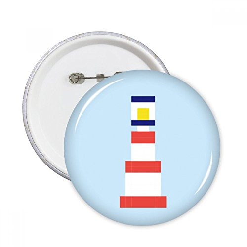 Pins badge bouton rond Tour Voile d'été Pixel XL DIYthinker x5