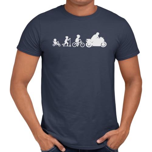 T-shirt de moto pour homme vêtement biker évolution femme motard