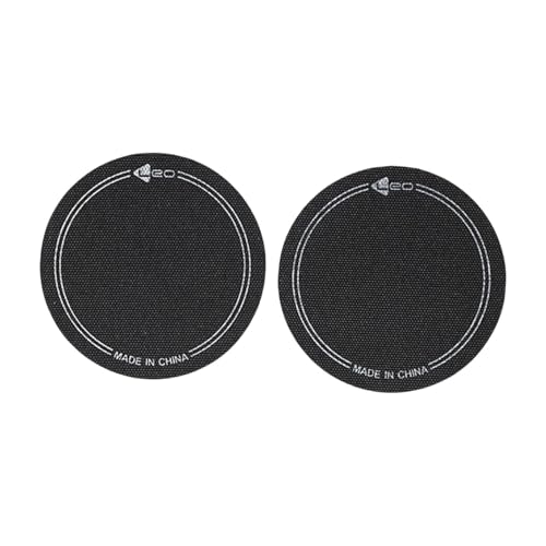 Garende Set of 2 Bass Drum Head Protection Stickers, Single Pedal