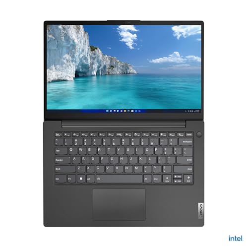 Image of Lenovo V14 G4 14 inch FHD Laptop, with Free Lifetime Microsoft Office, Intel i7-13620H, 8GB RAM, 256GB SSD, Intel UHD Graphics, Windows 11 Pro, Business Black, Copilot, with USB Hub