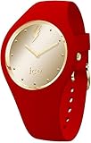 Collection ICE glam rock Ice-Watch - ICE glam rock Kiss - Montre rouge pour femme avec bracelet en silicone - 019861 (Medium)