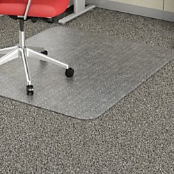 Lorell Rectangular Chair Mat, 46" X 60", Clear #TOP23