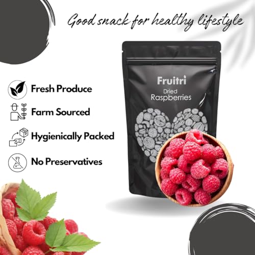 Image of Fruitri Dried Whole Raspberries 100Gram