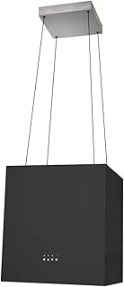 Wolkenstein W I3-40A+BTZ - Cappa aspirante a isola, 40 cm, colore: Nero