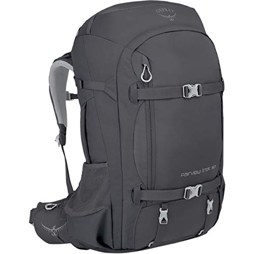 Osprey Packs Fairview Trek 50L Travel Pack Charcoal Grey, One Size