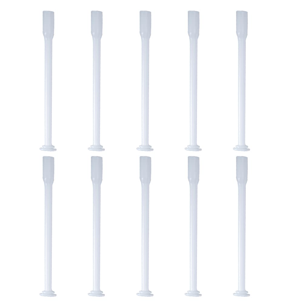 10 Pcs Disposable Vaginal Applicators Portable Lube Applicator Smooth Disposable Liquid Injector for Woman Anus and Vagina Cleaning Tools