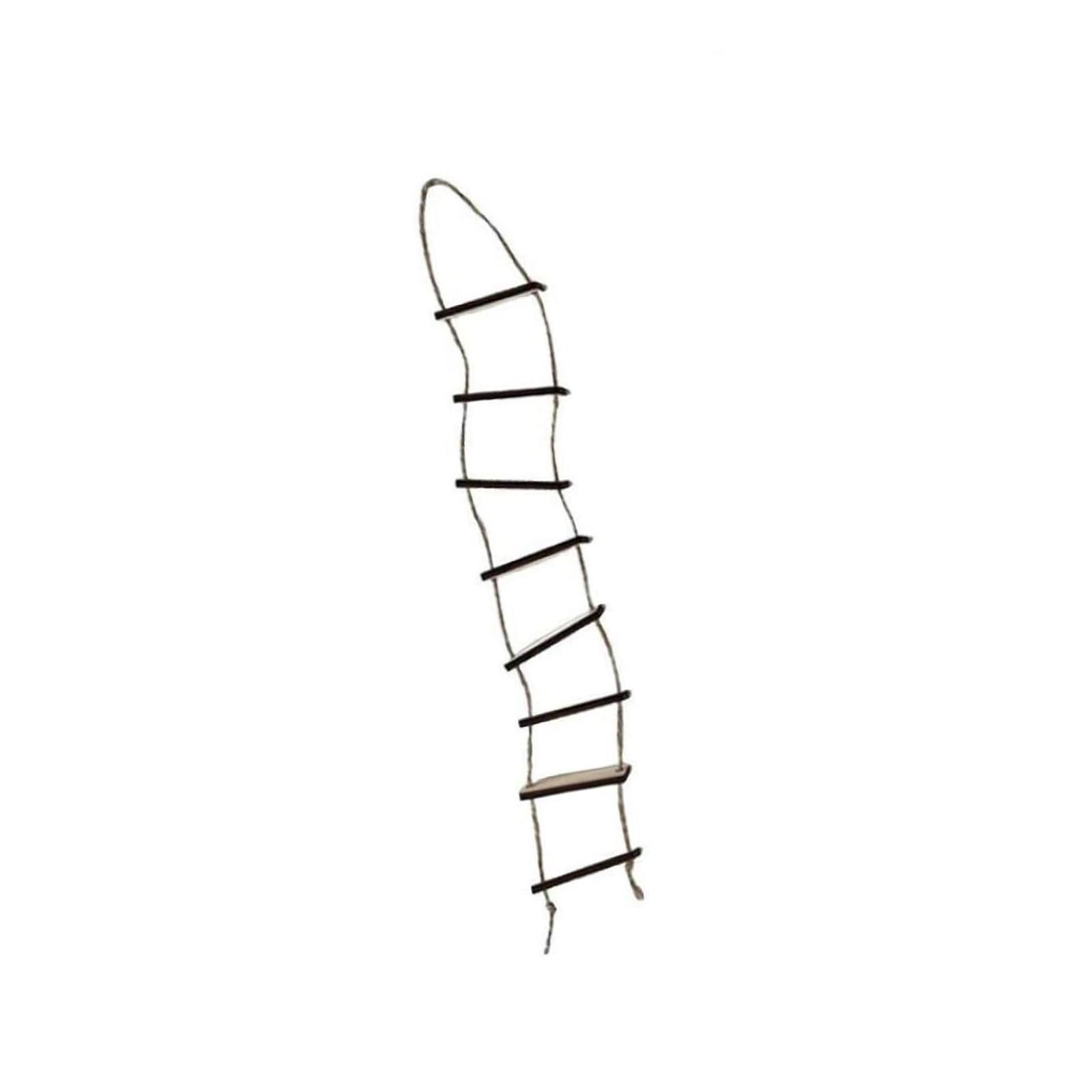 Minis Wooden Rope Ladder for Gnomes Decors Microlandscape Fairy Gardens Diys Minis Wooden Rope Ladder